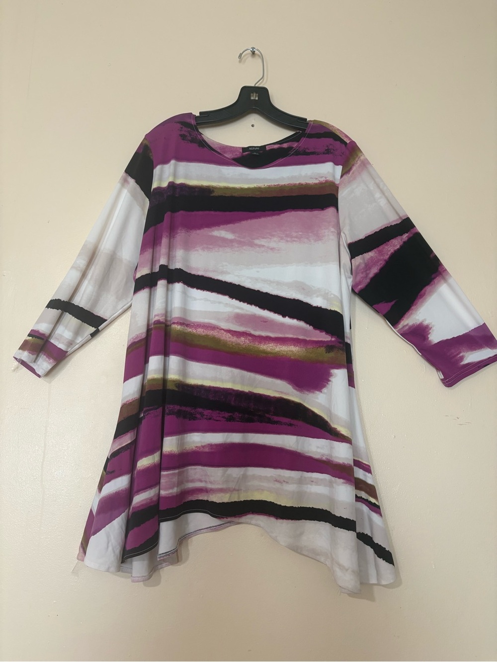 Multicolor Abstract Print Top